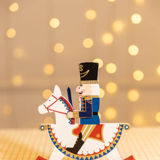  Enfeite Madeira Soldadinho de Chumbo 