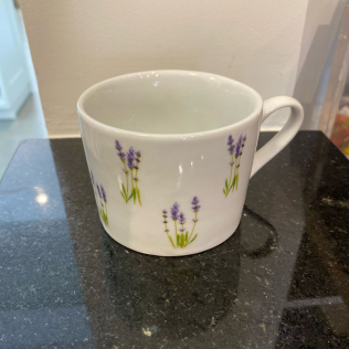 Xícara baixa lavanda