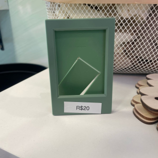 Mini Porta retrato com foto polaroid