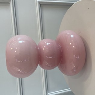 Vaso bolhudo rosa