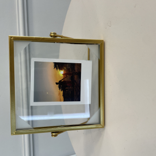 Porta Retrato Dourado 