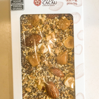 Barra de chocolate Pistache