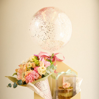 Box Cake & Flor