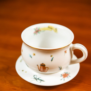 Jogo xicara e pires natal