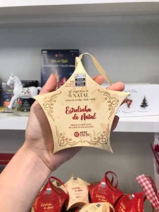 Estrelinha de Natal Amarela - Histórias de natal