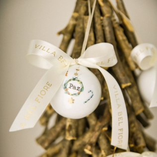 Bola de Porcelana Frutos do Espírito