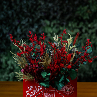 Envelope Natalino com Flores