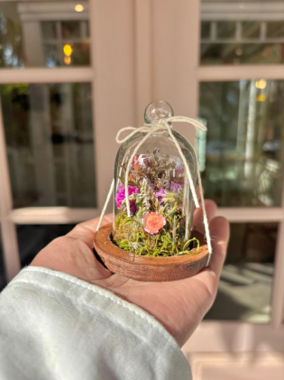 Mini cúpula floral