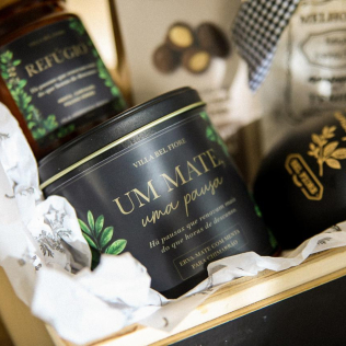 Lata Preta Erva Mate 250gr