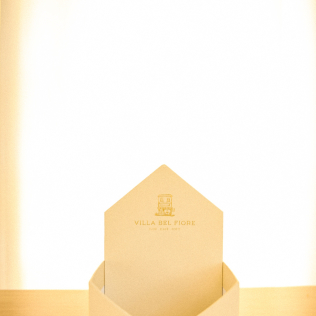 Caixa envelope off-white - P