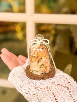 Mini cúpula floral